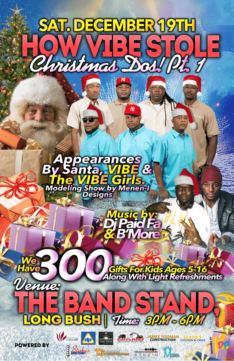 The flier for the VIBE Christmas activity for children. Photo: Provided